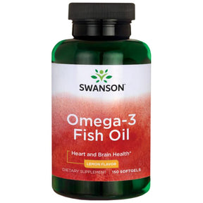 Lemon Flavor Omega 3 1000 mg - 150 Gel capsules - Nutra Best Europe