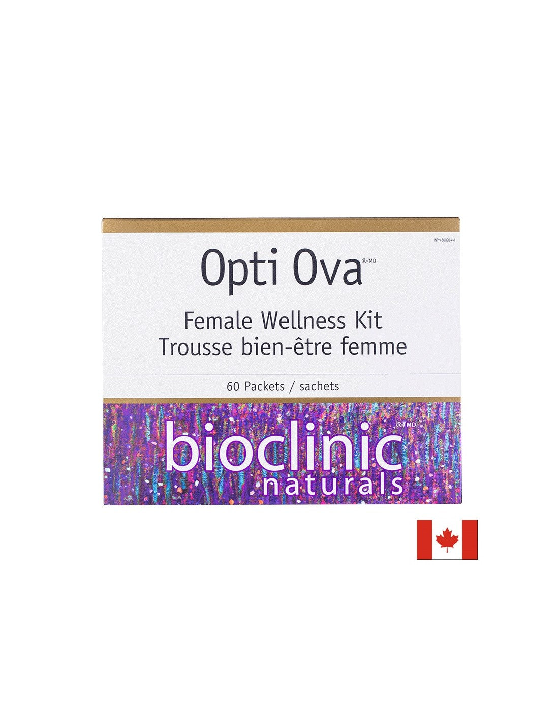 Opti Ova™ Female Wellness Kit/Program plodnosti za ženske x 60 paketov <tc>Natural Factors</tc>