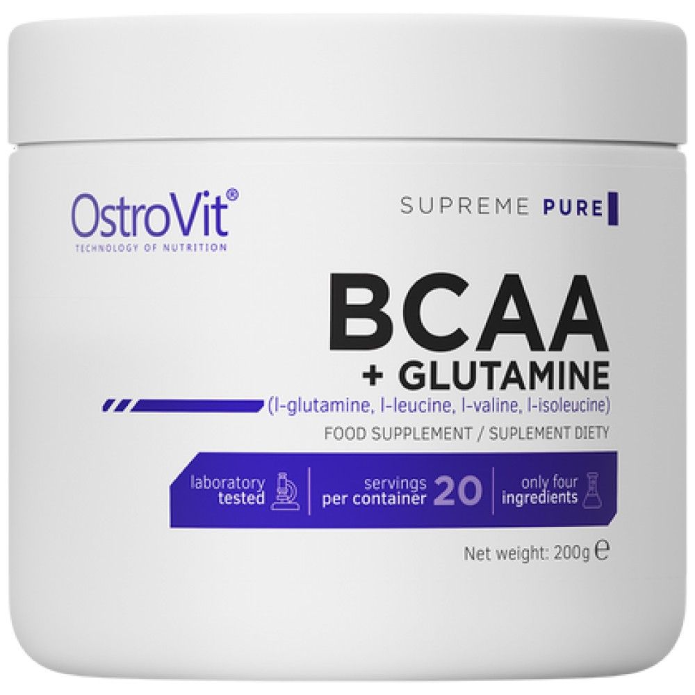 BCAA + glutaminski prah - 200 gramov