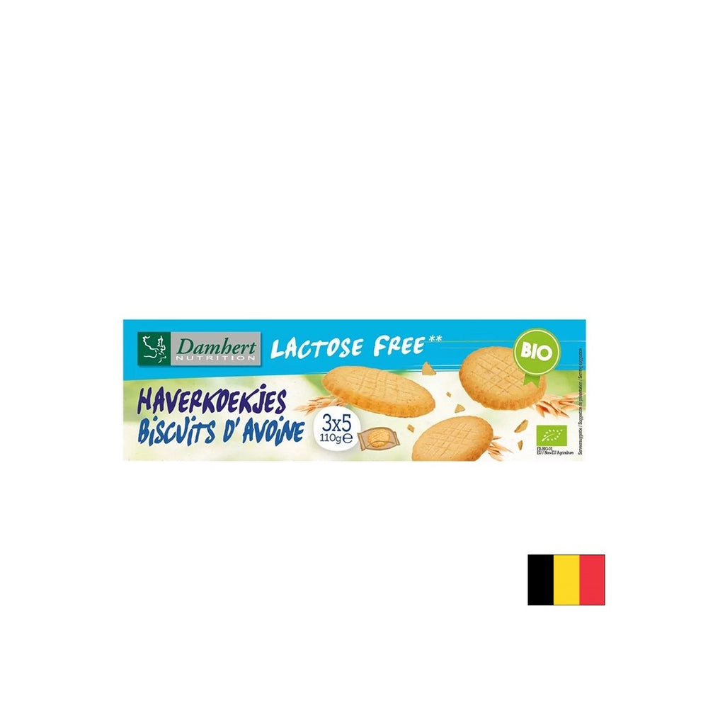 Ovseni piškoti (brez laktoze), organski, 110 g