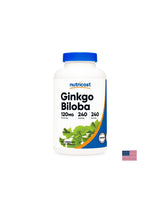 Spomin - Ginkgo Biloba, 120 mg/ 240 kapsul <tc>Nutricost</tc>