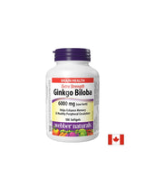 Pomnilnik in koncentracija - Ginkgo bilaba, 120 mg x 180 kapsul softgela