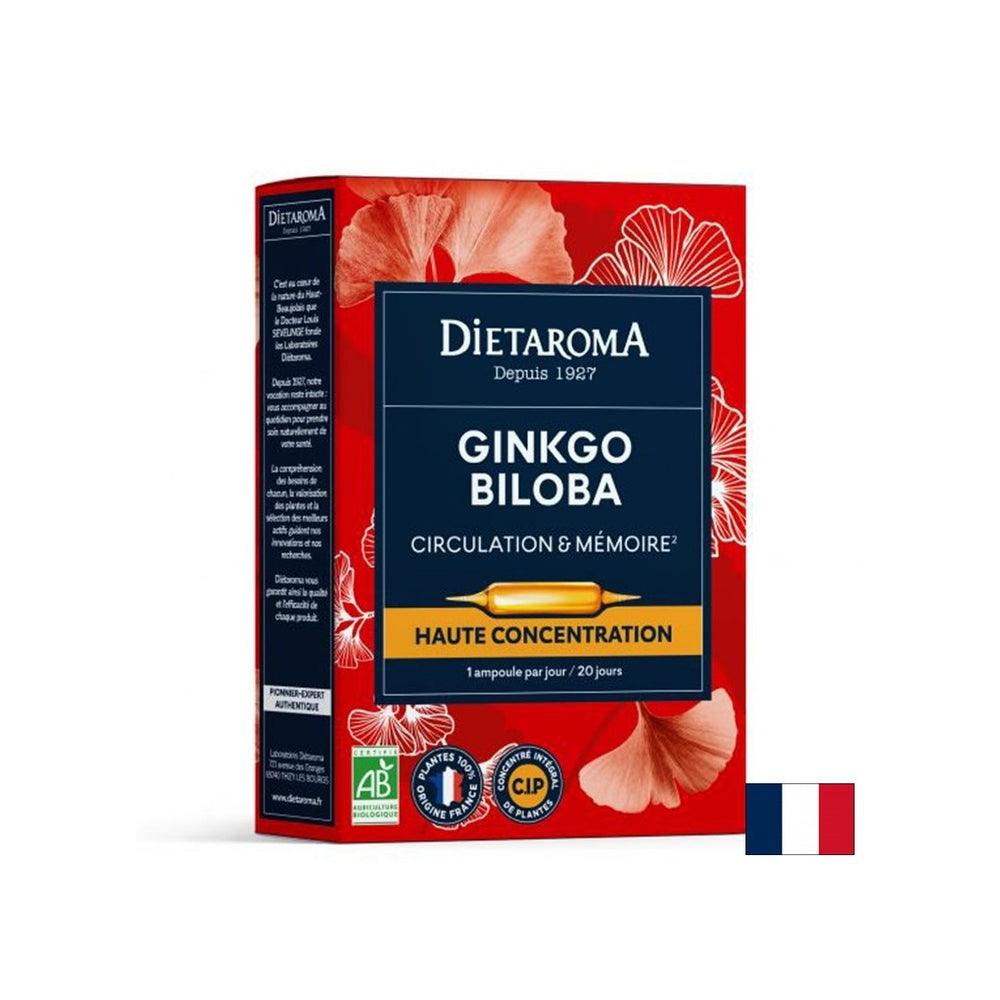 Spomin in koncentracija - Ginkgo Biloba, 20 pitja ampul