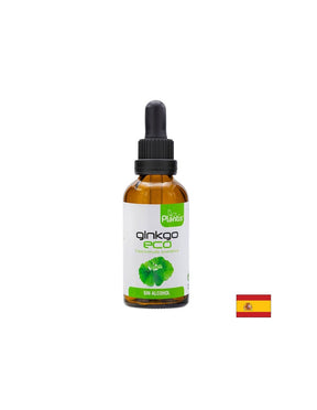 Memory and concentration - Ginkgo biloba (alcohol-free tincture), 50 ml drops - Nutra Best Europe
