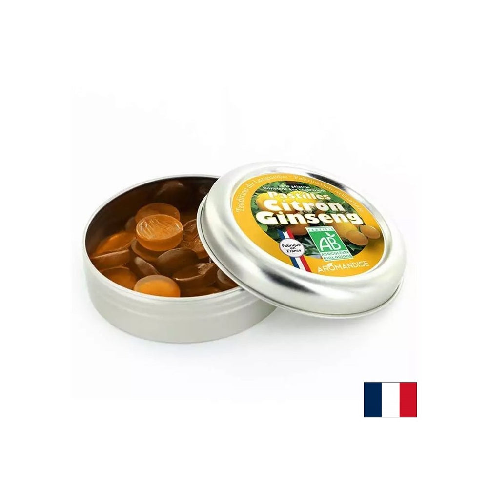 Pastile z limono in ginsengom, 45 g