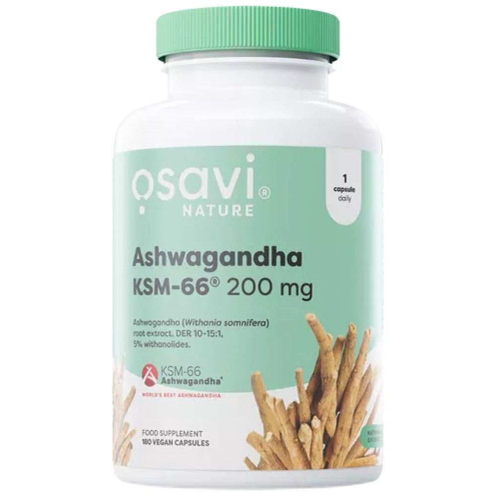 Ashwagandha KSM -66® 200 mg - 180 kapsul