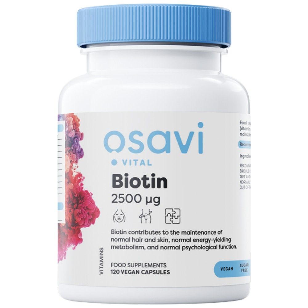 Biotin 2500 mcg - 120 kapsul