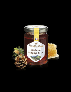 Bee honey Honey dew, from Lot (France), 230 g - Nutra Best Europe