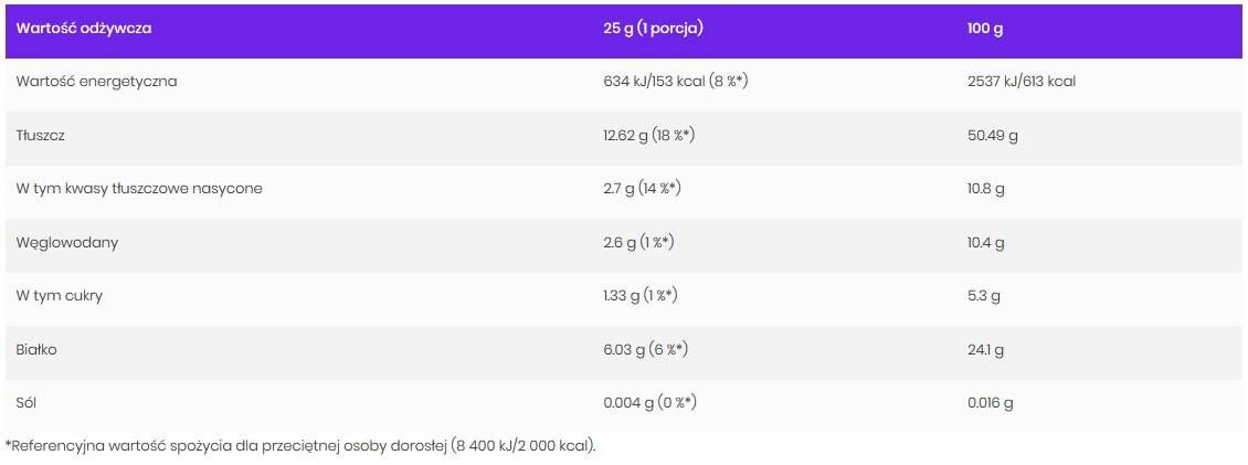 Arašidovo maslo + kokosovo maslo - 500 grama
