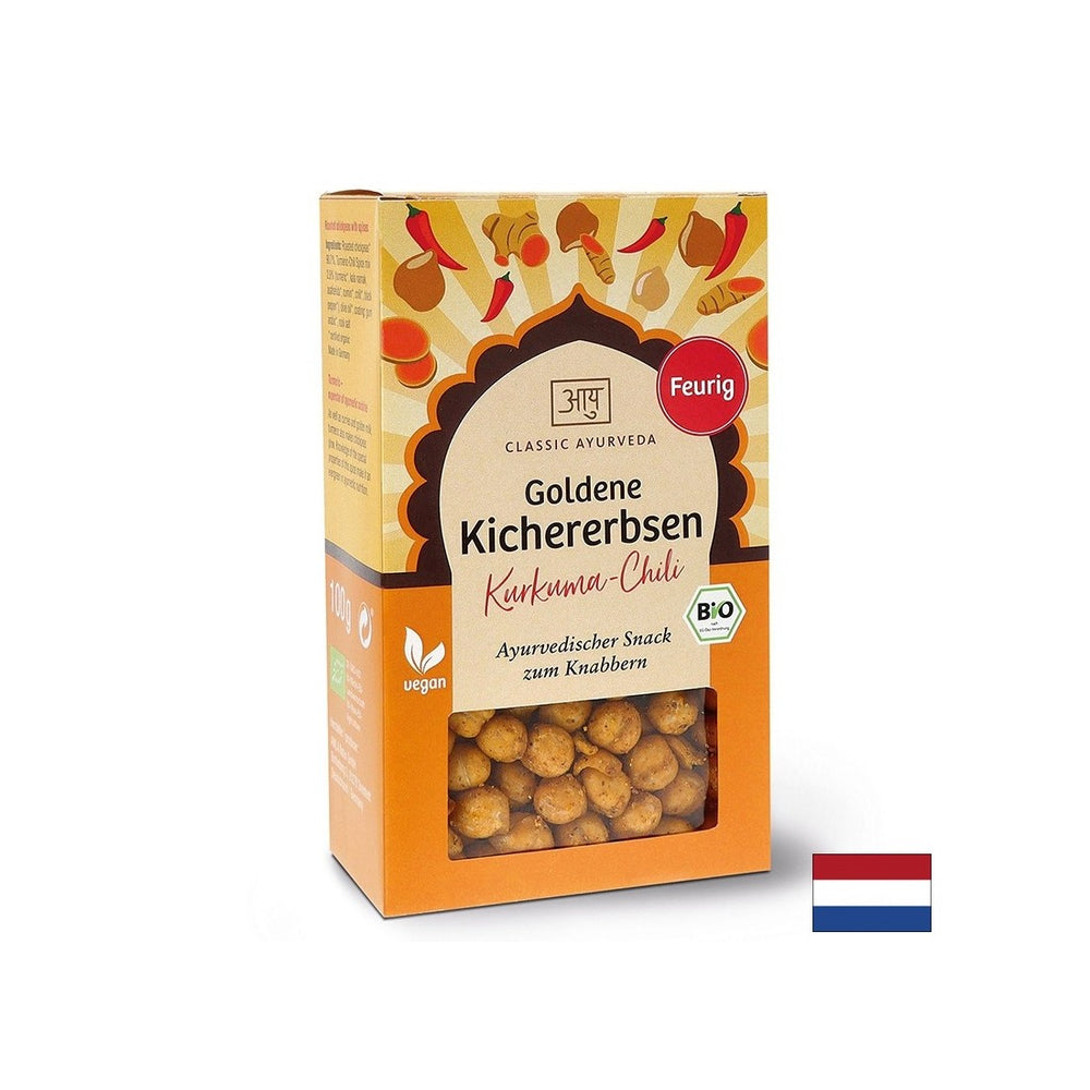 Pražena čičerika (s kurkumo - čili), organsko, 100 g