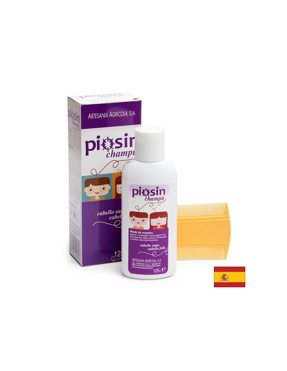 Piosin champú - Šampon proti ušem, 125 ml Arte<tc>san</tc>ia