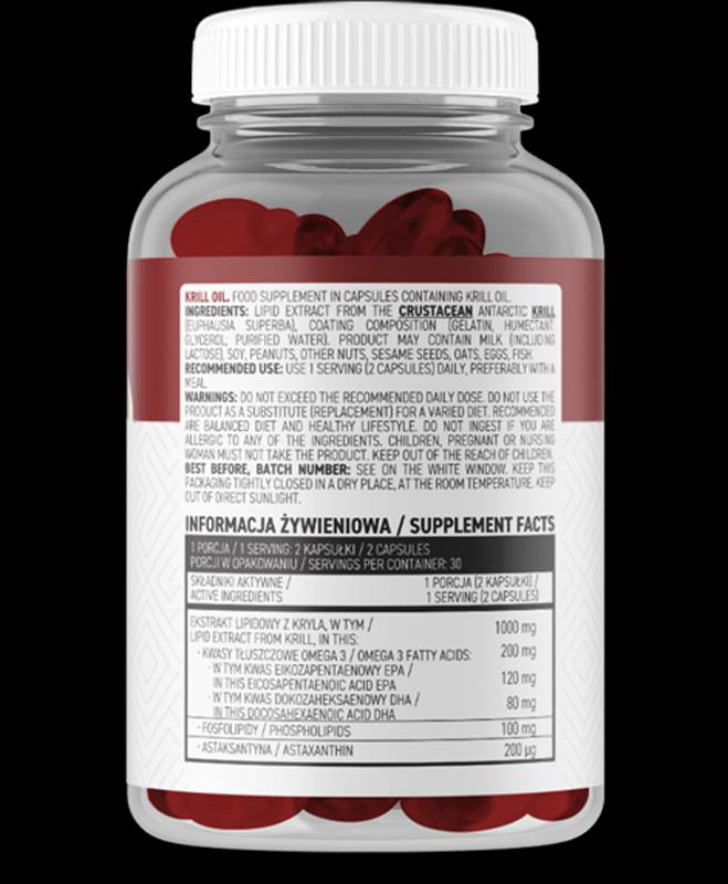 Krill Oil 500 mg 60 gel kapsul
