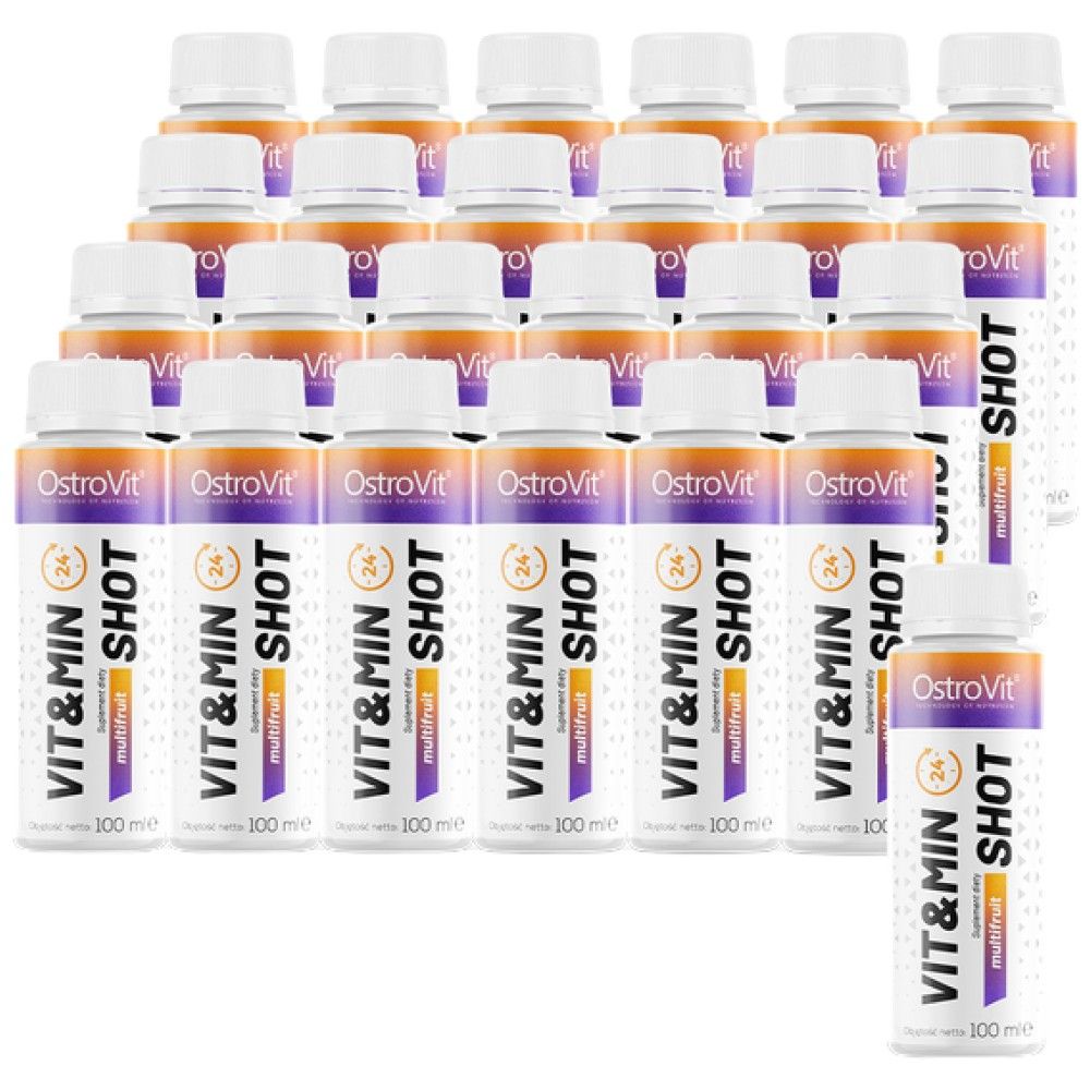 VIT & MIN SHOT | Multivitamin in mineralna formula - 25 x 100 ml
