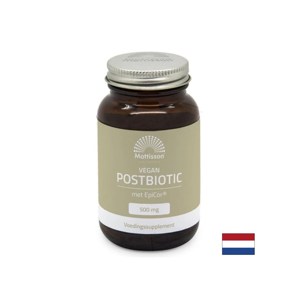 Postbiotična (veganska) - črevesno udobje in imunska podpora, 500 mg x 60 kapsul