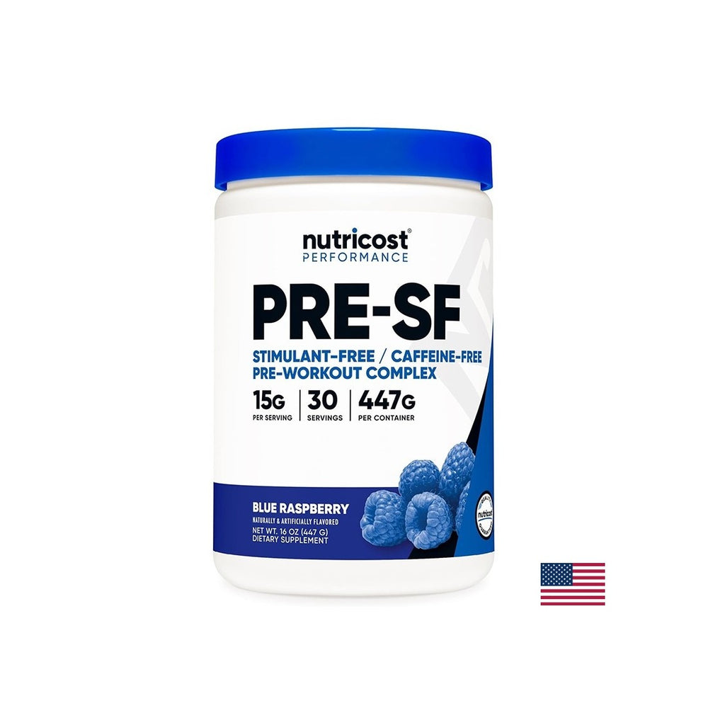 Pred-SF kompleks pred vadbo, 447 g v prahu, modri malinovi okus, 30 odmerkov