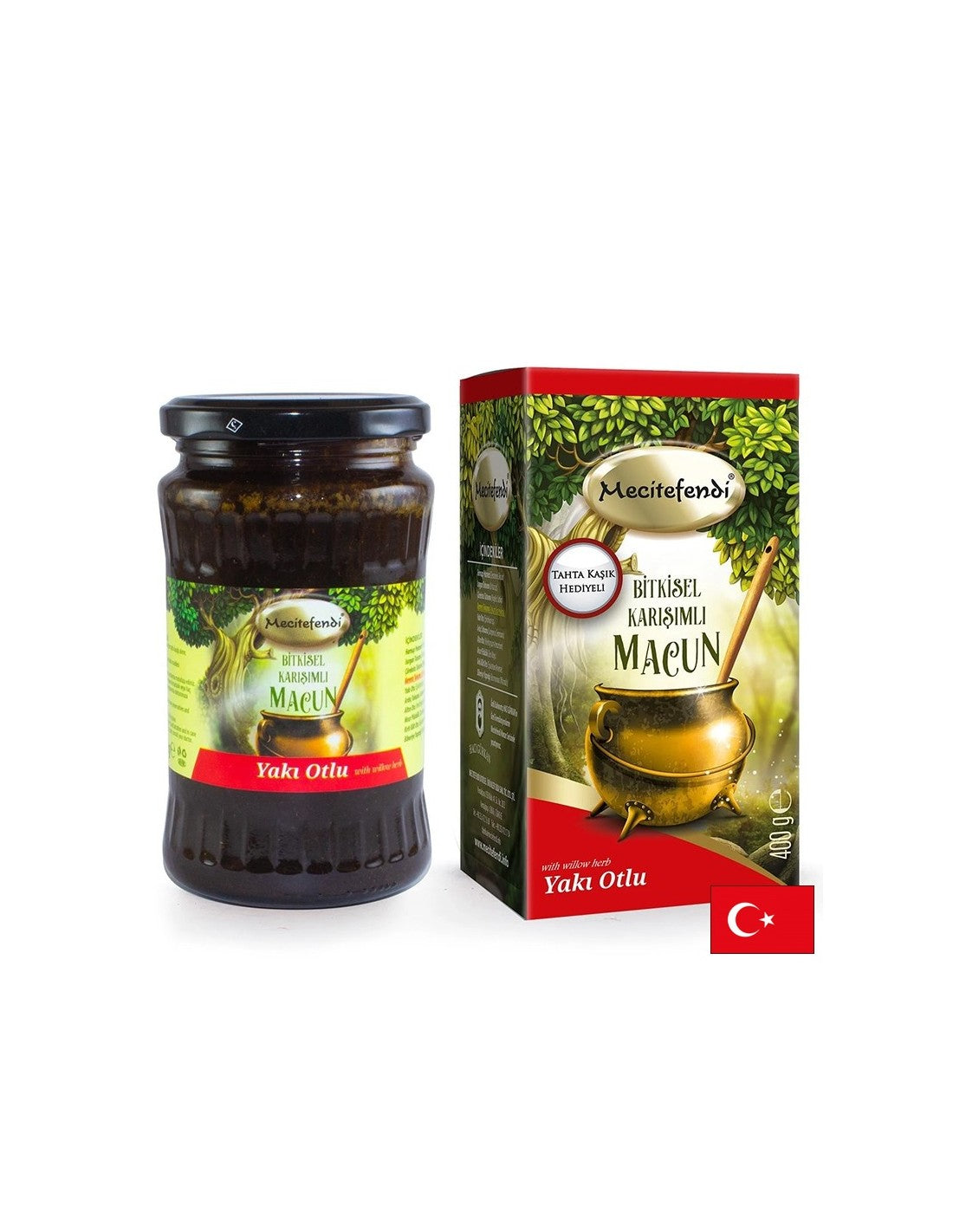 Zeliščna pasta z vrbo - diuretično, okužbe sečil, 400 g