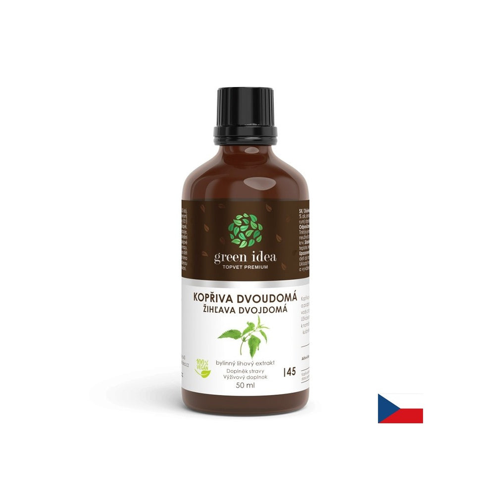 Za urinske okužbe diuretik - kopriva, 50 ml tinkture