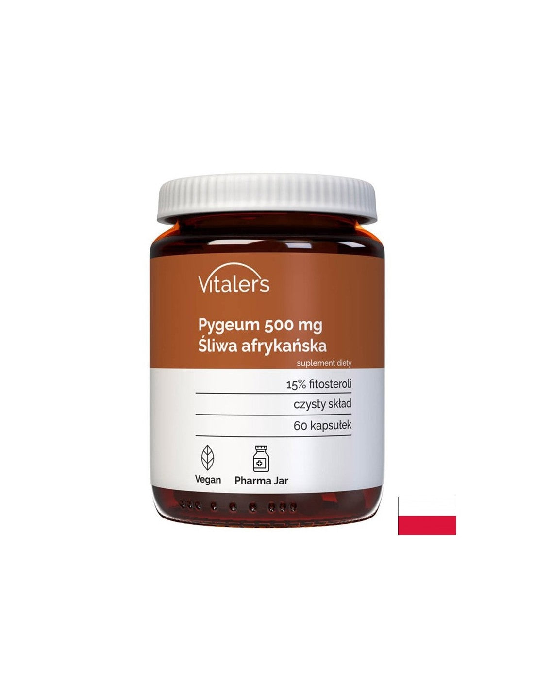 Prostata in sečil - pigeum (afriška češnja), 500 mg x 60 kapsul