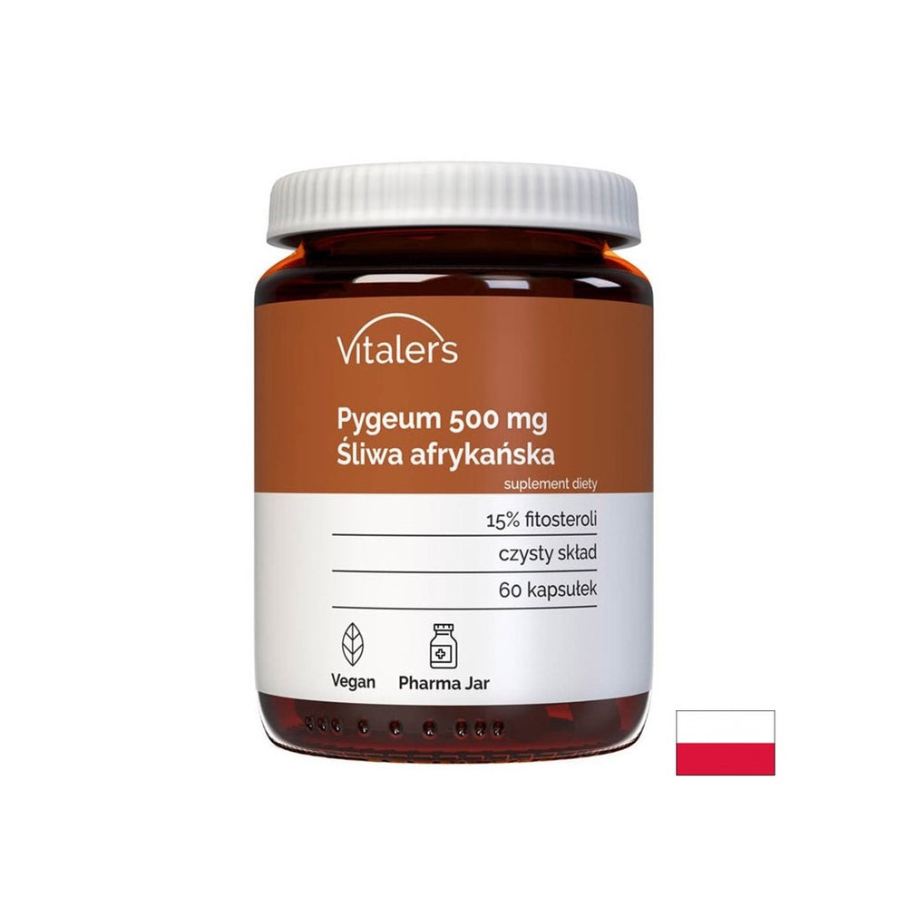 Prostata in sečil - pigeum (afriška češnja), 500 mg x 60 kapsul