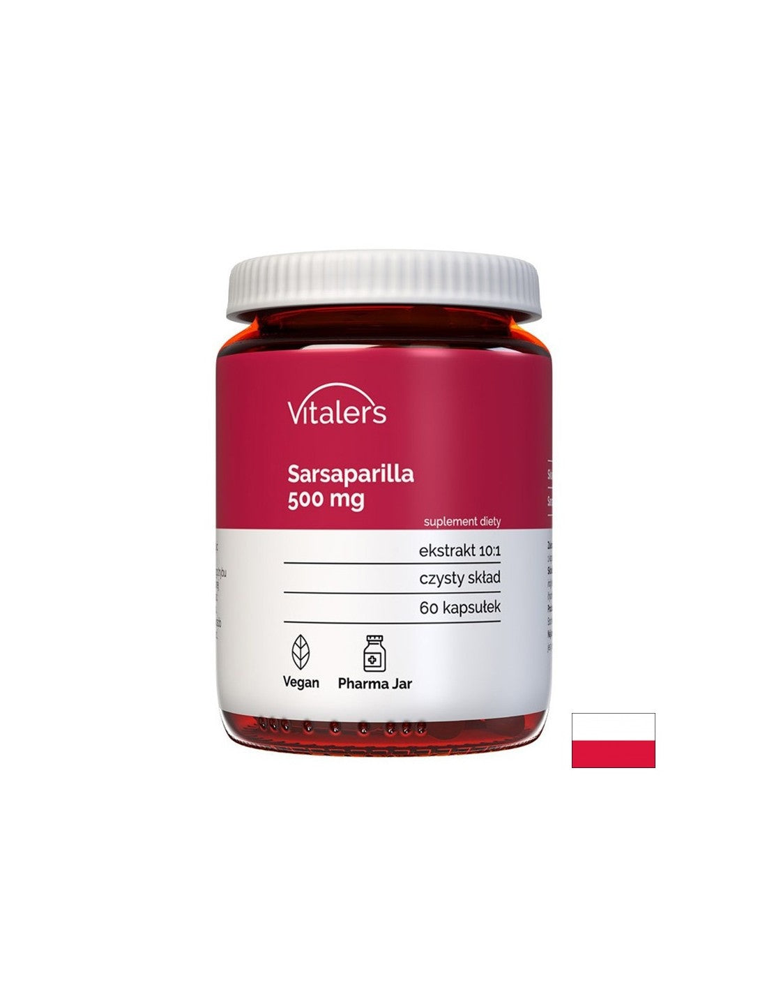 Luskavica in ekcema - sarsaparilla, 500 mg x 60 kapsul