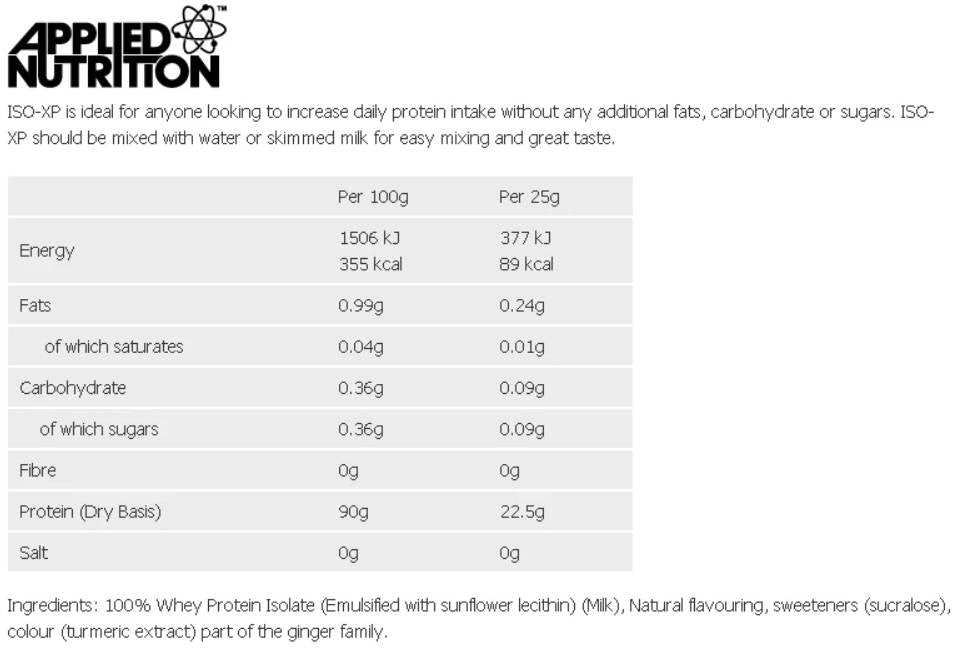 ISO-XP | 100% sirotkinega izolata - 1800 gramov