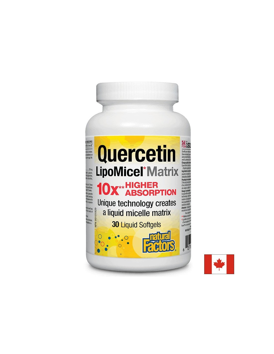 Kvercetin 250 mg lipomicel matrika - 30 gel kapsul