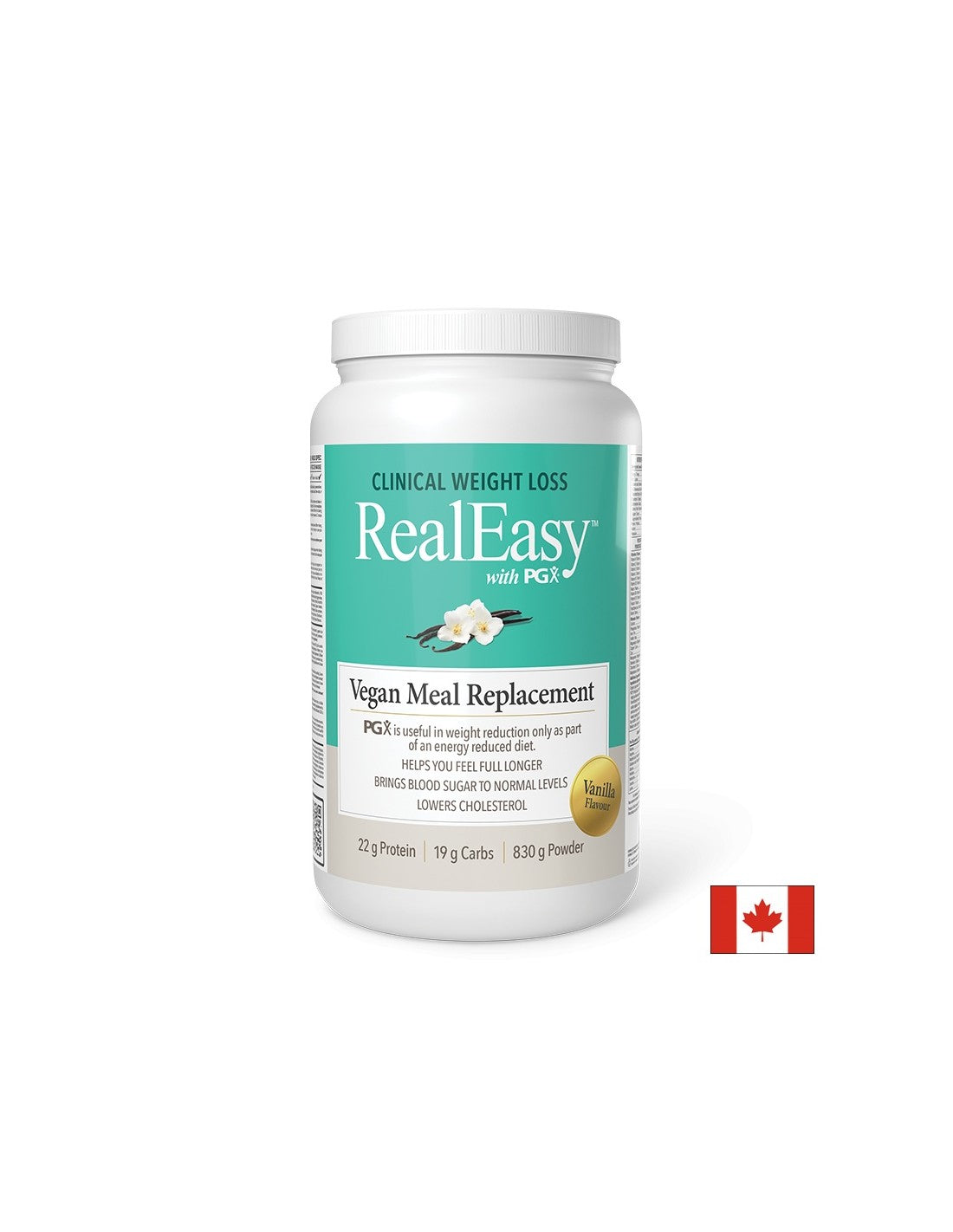 Real Easy ™ s PGX® - Za zdravo hujšanje 830 g v prahu z vaniljevim okusom