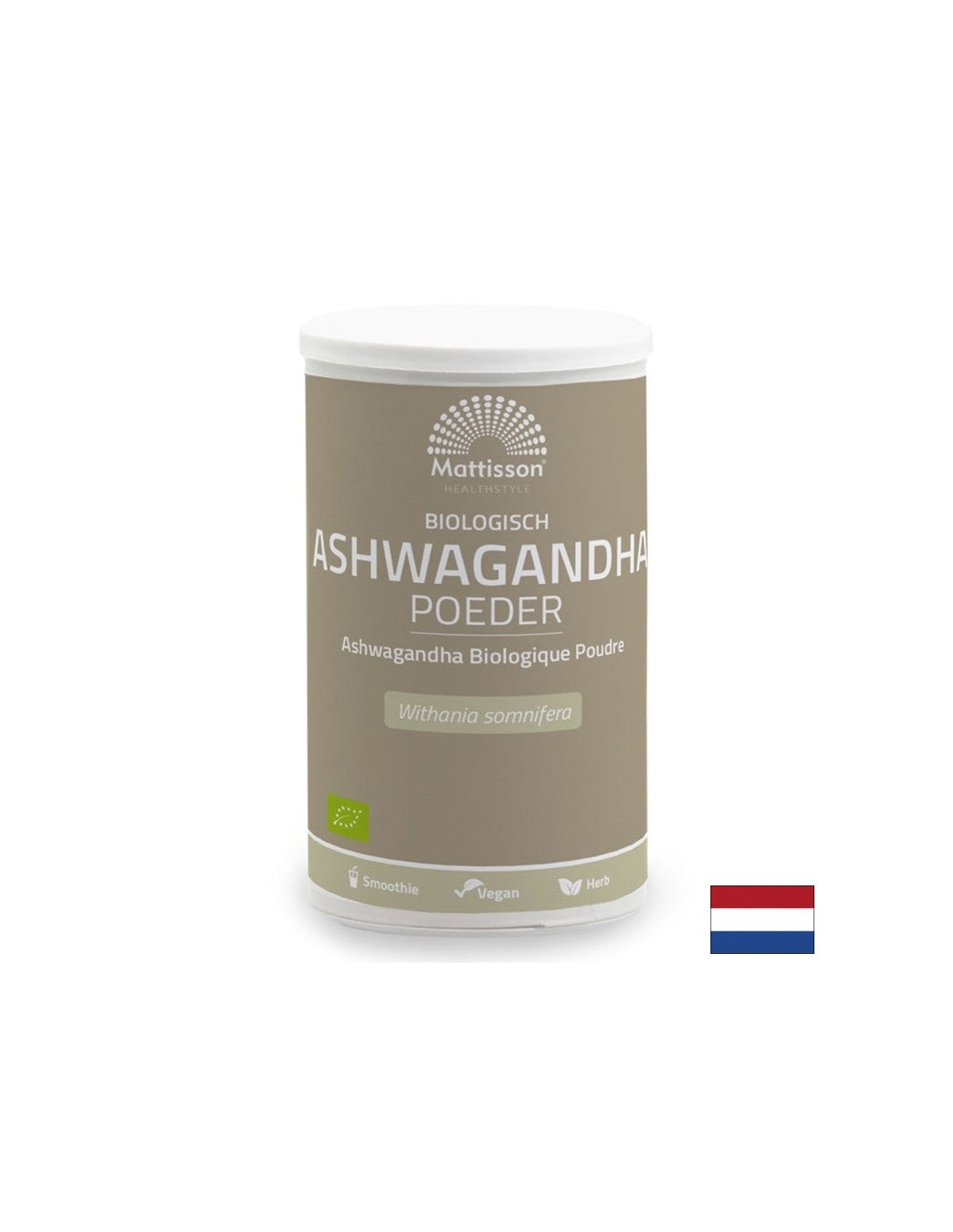 Sprostitev živčnega sistema - Ashwagandha Bio, 200 g v prahu <tc>Mattisson Healthstyle</tc>