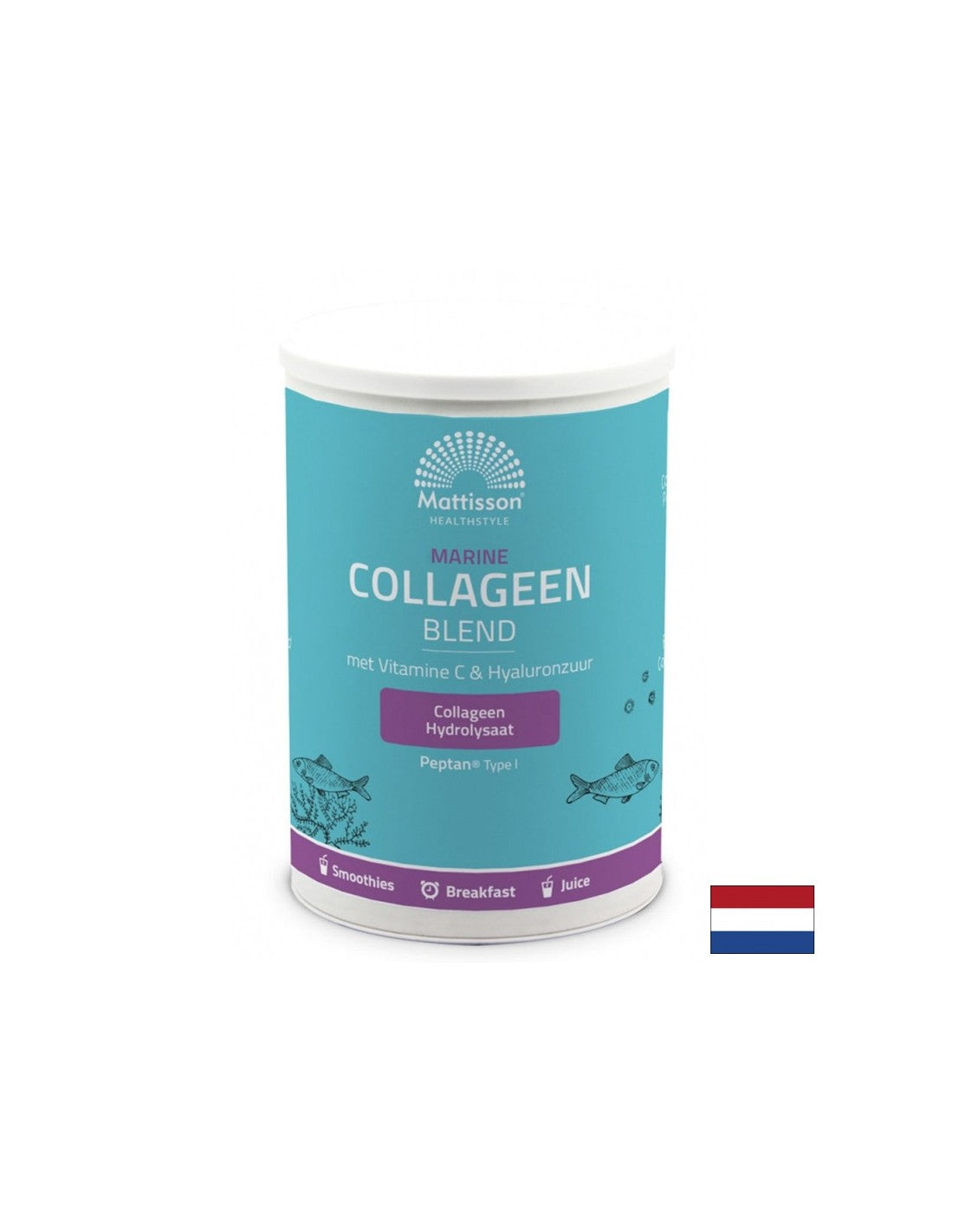 Ribje kolagena tipa I z vitaminom C in hialuronsko kislino - morsko kolagensko peptan, 300 g