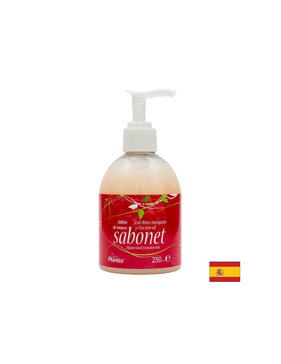 Tekoče ročno milo z oljem vrtnice in čajevca - Sabonet Plantis®, 250 ml