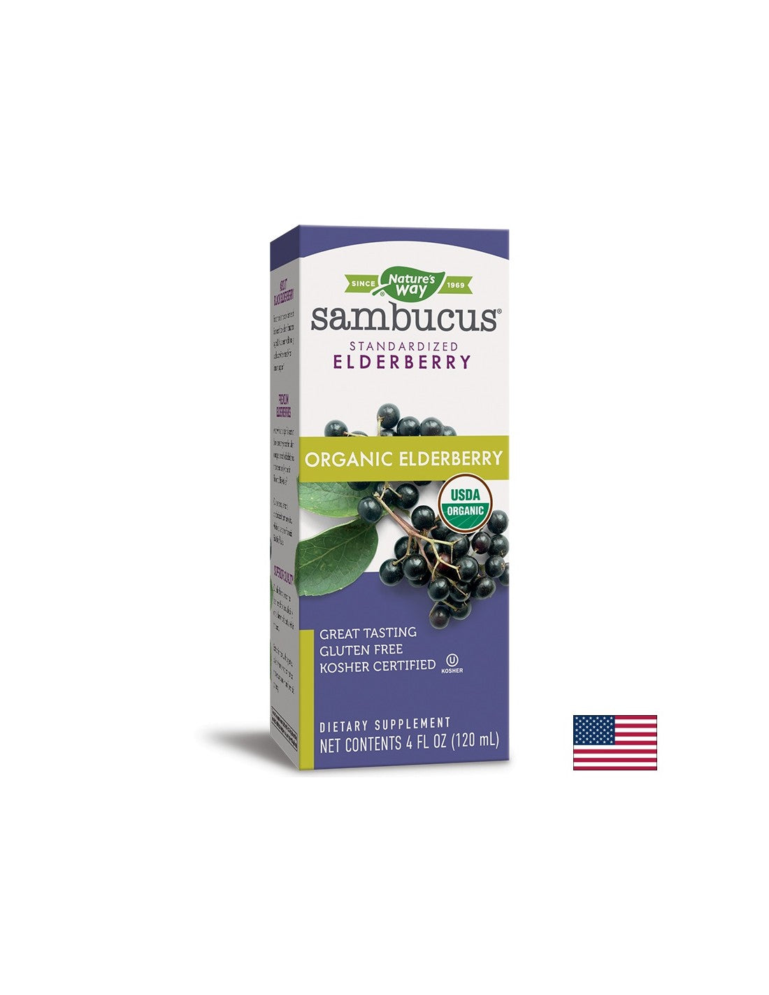 Organski sirup sambucus x 120 ml Narava pot
