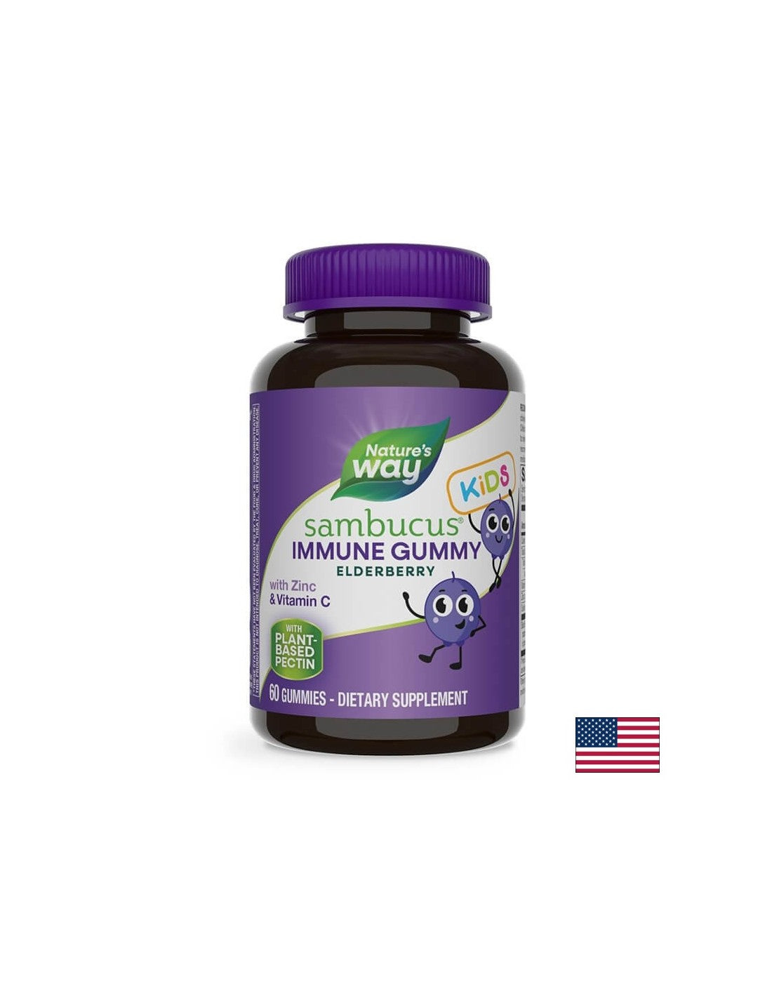 Sambucus za otroke 25 mg - 60 gumij