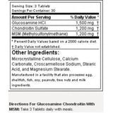 Glukozamin hondroitin z MSM - 90 tablet