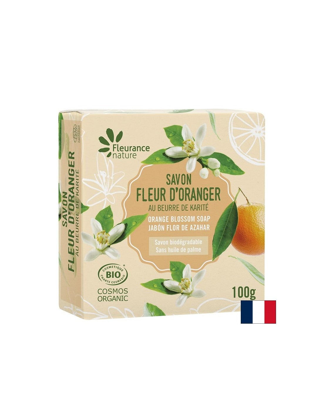 Organsko oranžno cvetovo milo, 100 g florance narava