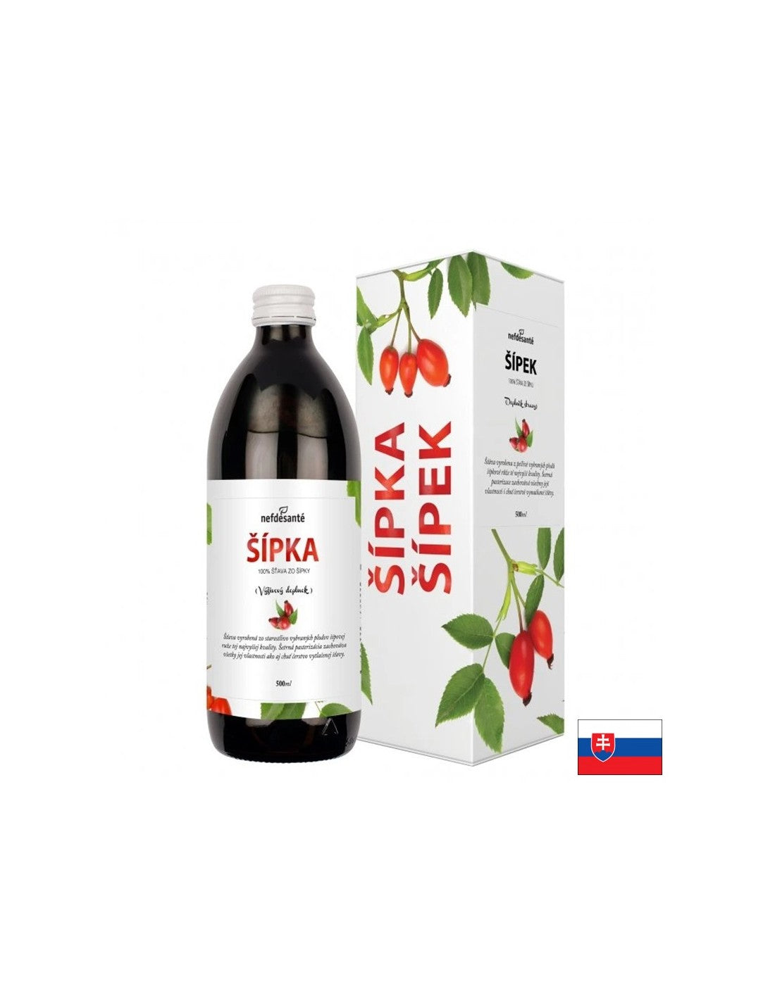Rosehip sok - srce in imunsko zdravje, 500 ml, 10 odmerkov