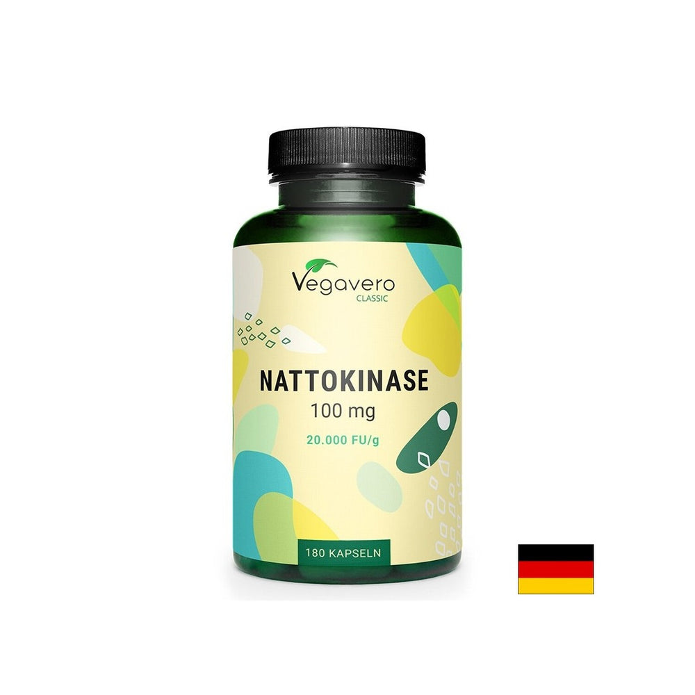 Kardiovaskularno zdravje - nattokinaza, 100 mg x 180 kapsul