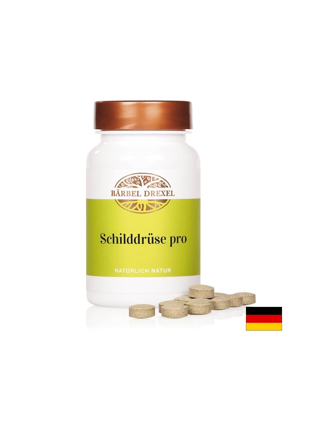 Schilddrüse pro - Zdravje ščitnice s selenom, vitaminom D3 in zelišči, 125 tablet <tc>Bärbel Drexel</tc>