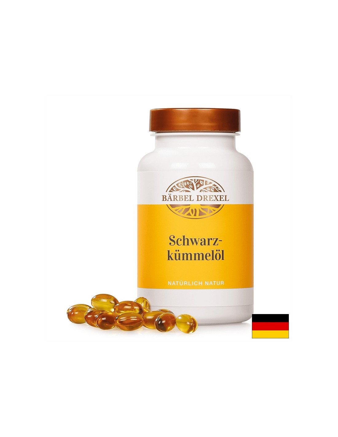 Schwarzkümmelöl/ Črna kumina /olje/, 190 kapsul <tc>Bärbel Drexel</tc>