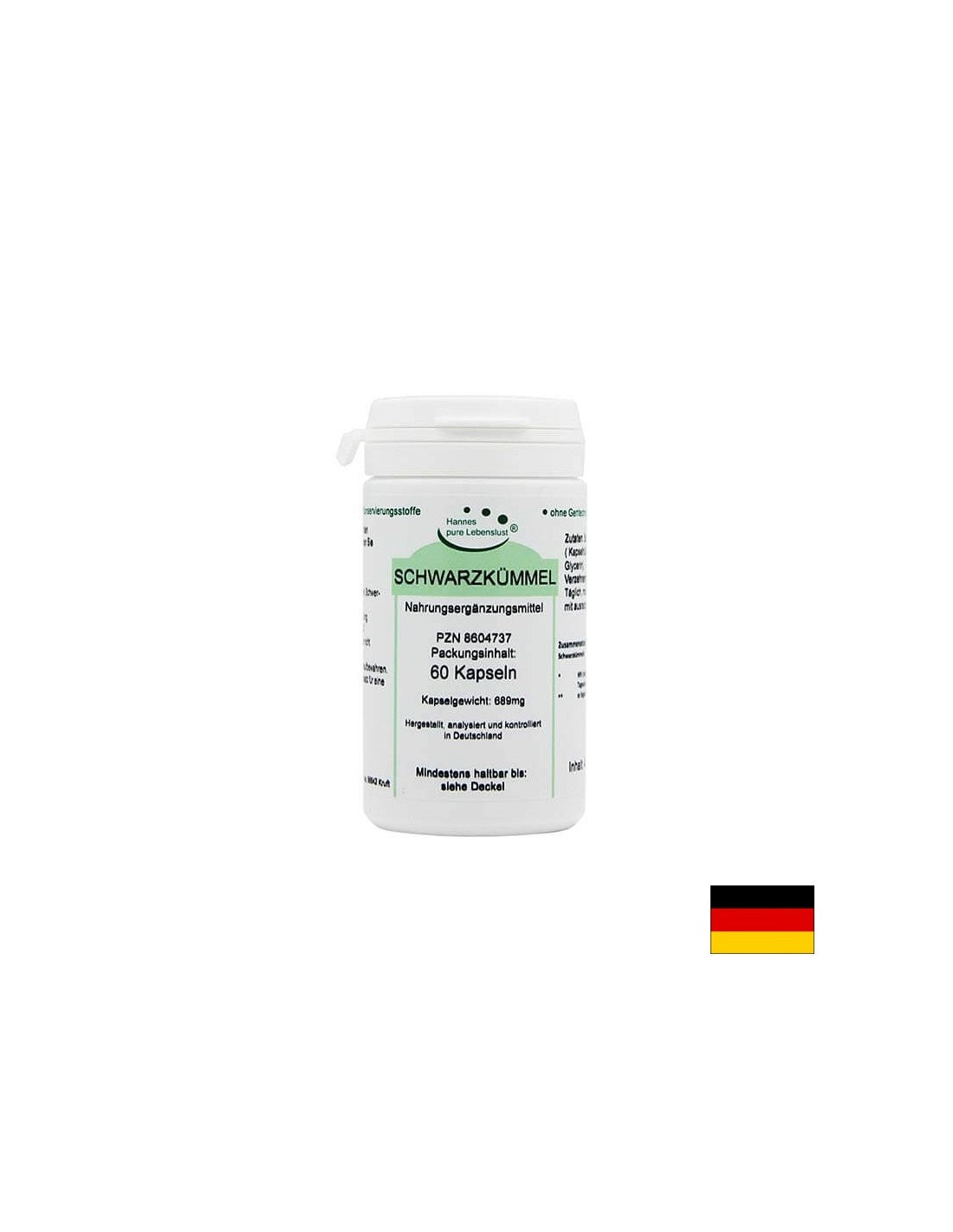 Schwarzkümmel / Black Cumin, 60 kapsul El Compres