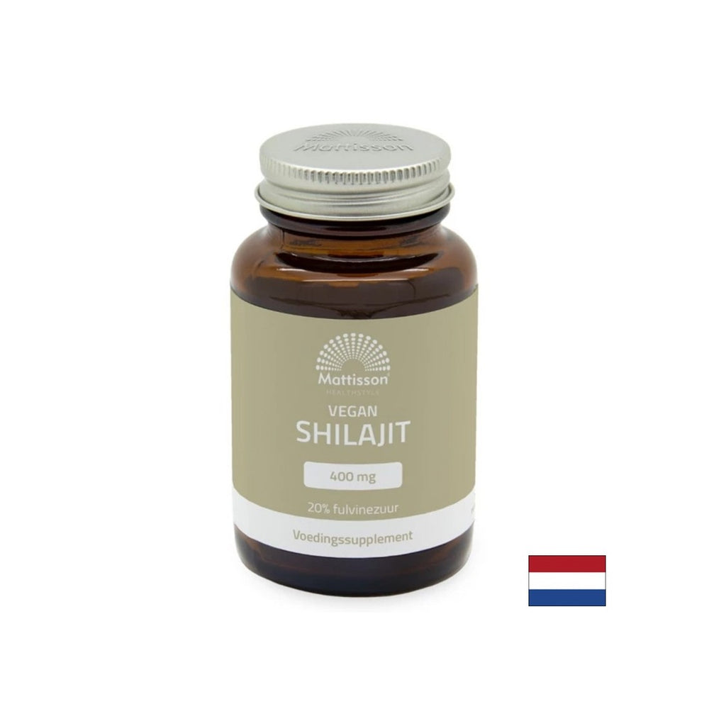 Shilajit - energija, vzdržljivost in celično okrevanje, 400 mg x 60 kapsul