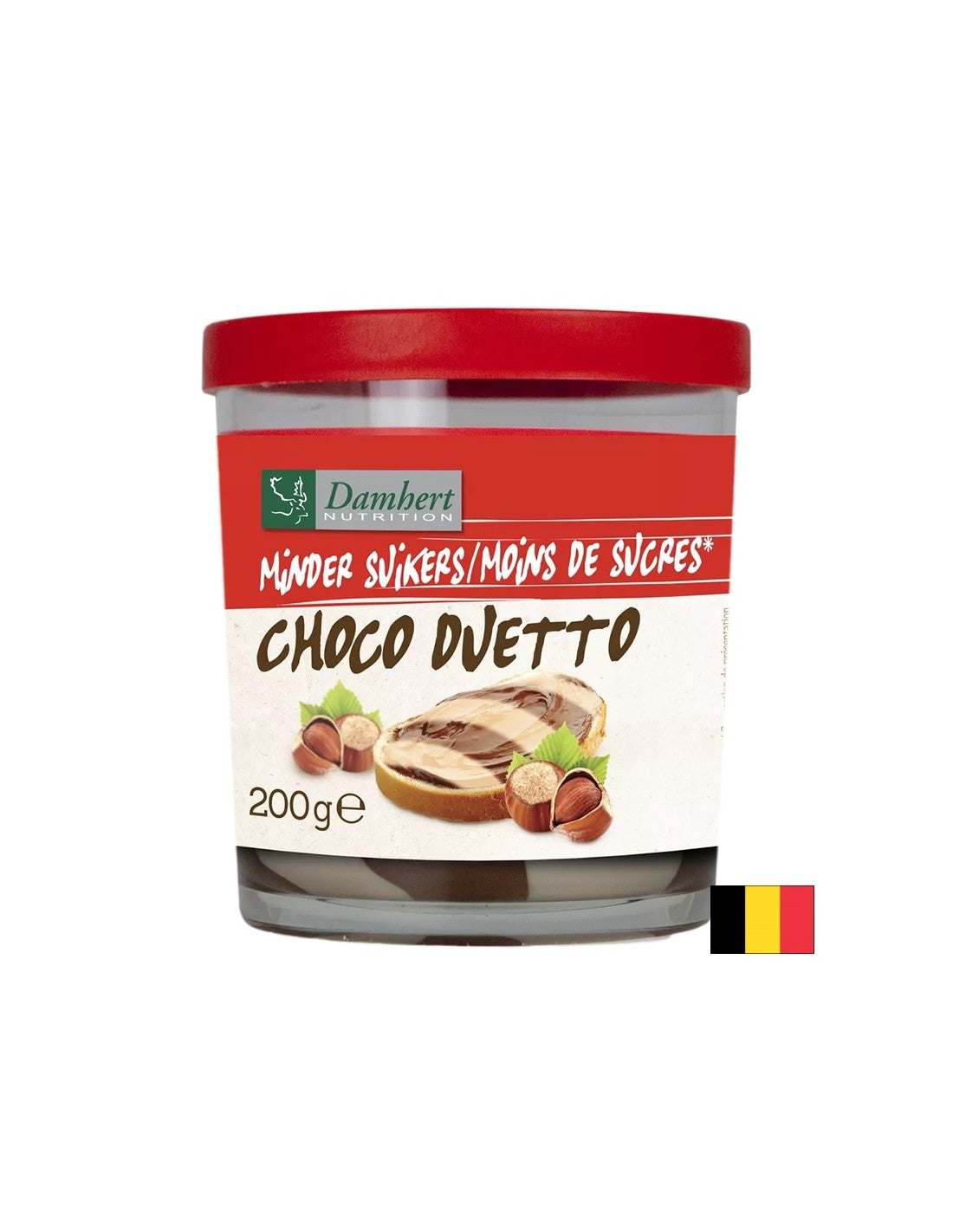 Čokoladni namaz, duo (brez sladkorja), 200 g