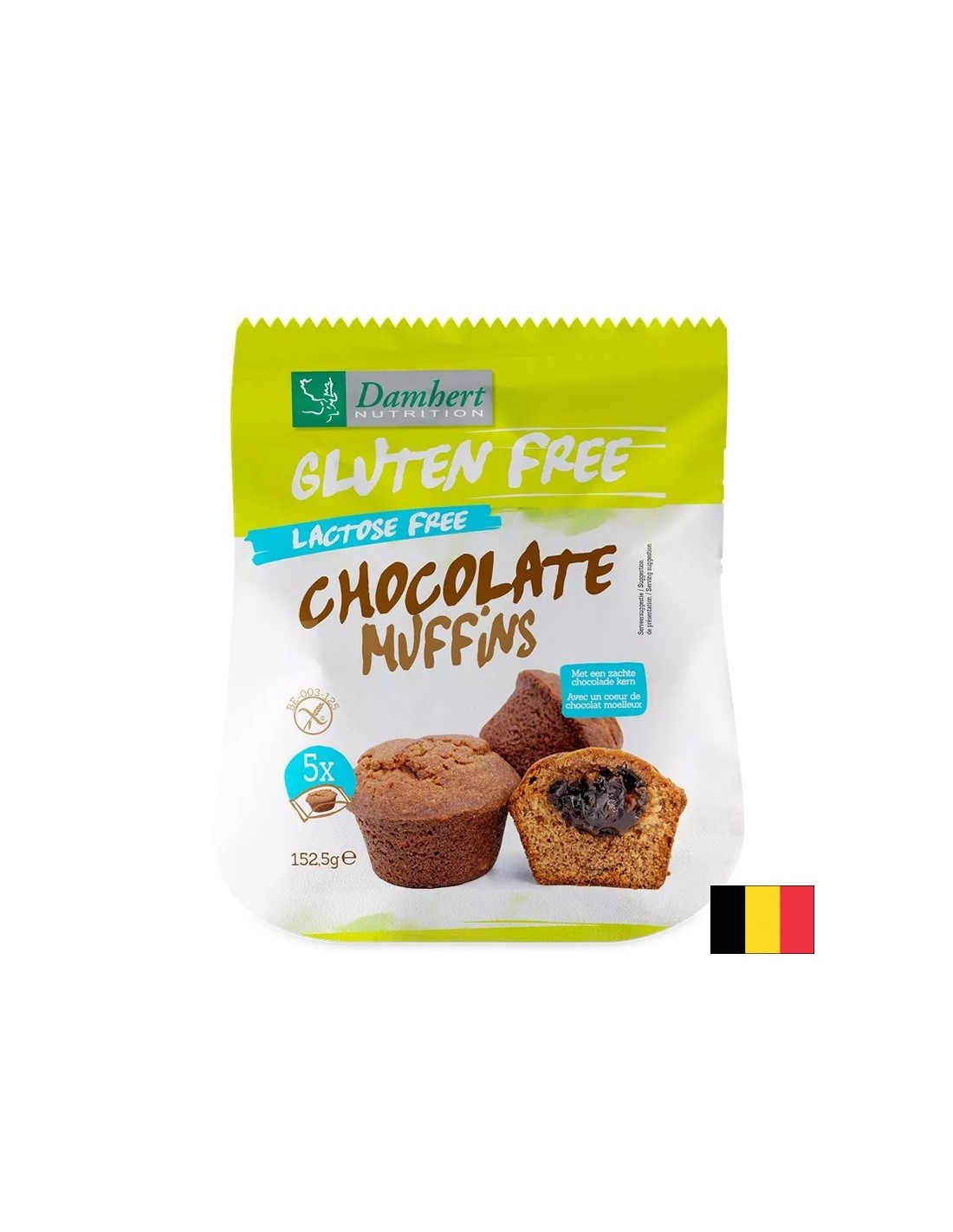 Čokoladni muffini (brez glutena in laktoze), 152 g