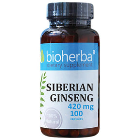 Siberian Ginseng 420 mg - 100 capsules - Nutra Best Europe