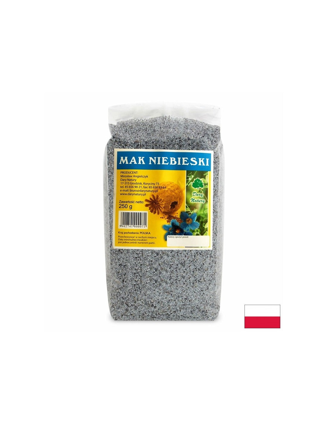 Modri ​​mak (semena), 250 g <tc>Dary Natury</tc>