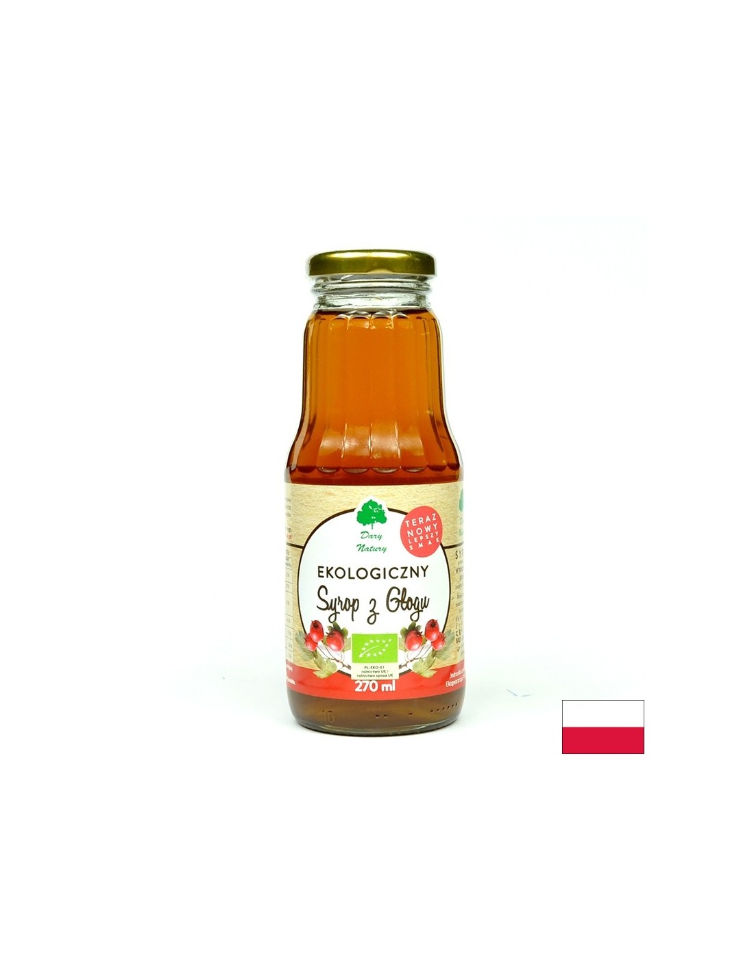 Organski glogov sirup, 270 ml <tc>Dary Natury</tc>