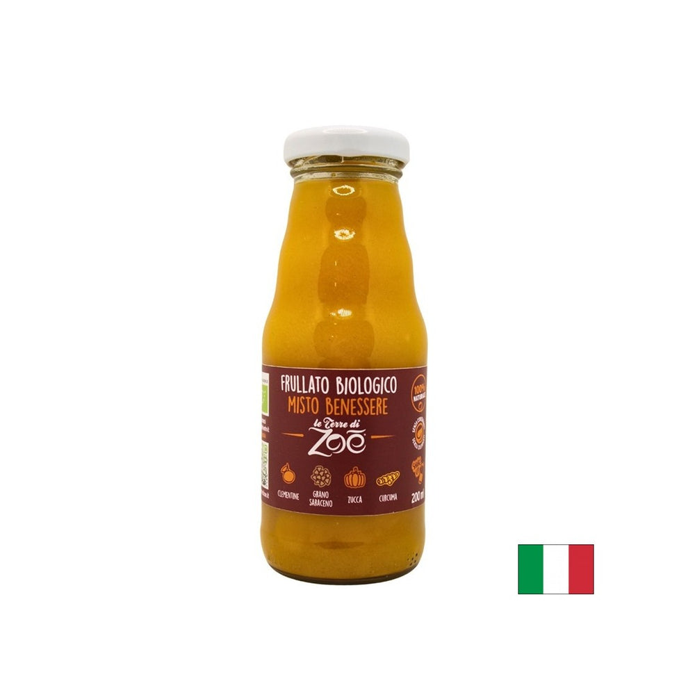 Organski smoothie mandarine, buče, ajde, kurkume, 200 ml