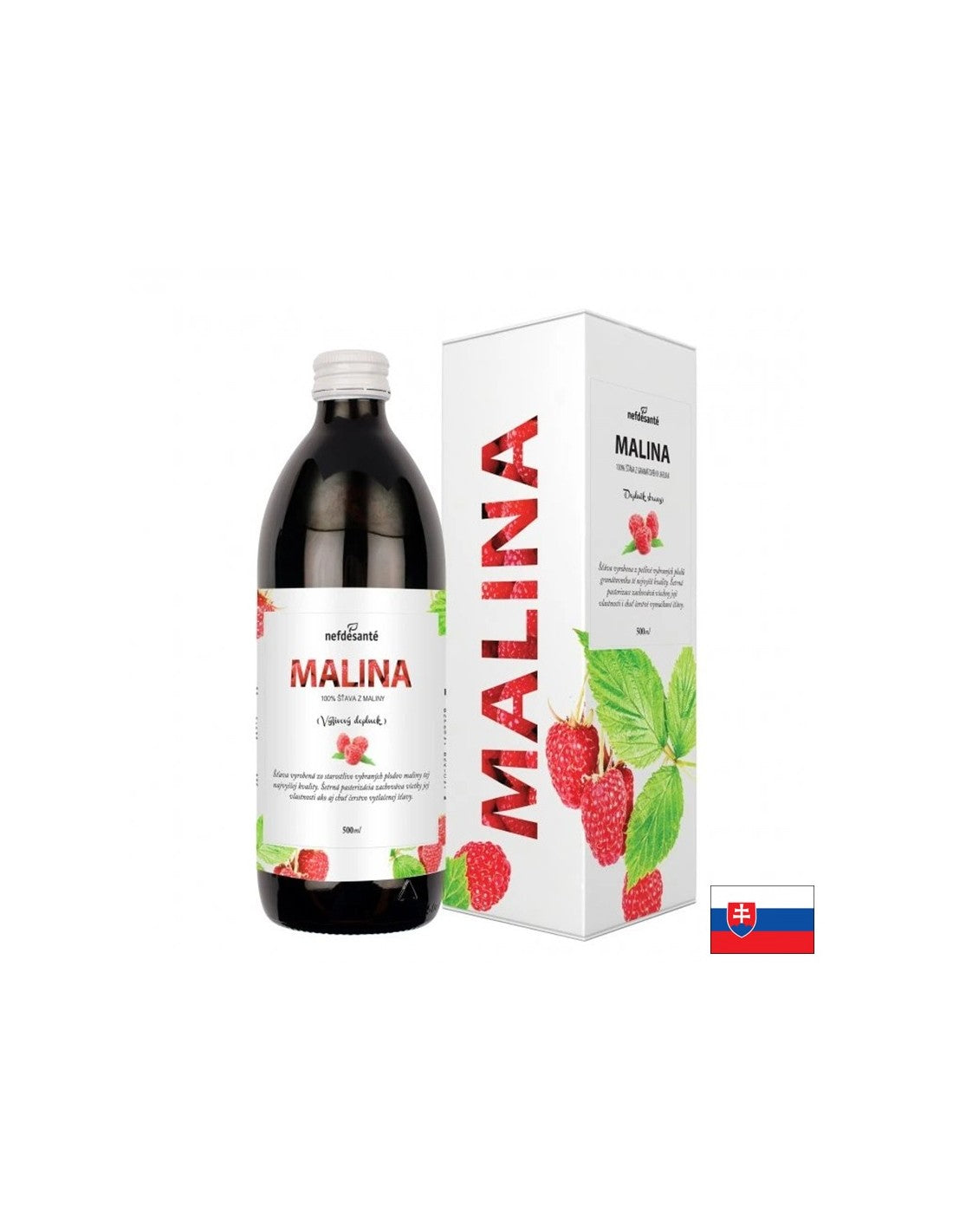 SOK OT MALINA + VATAMIN C - ESTESTVENA ENERGIJA