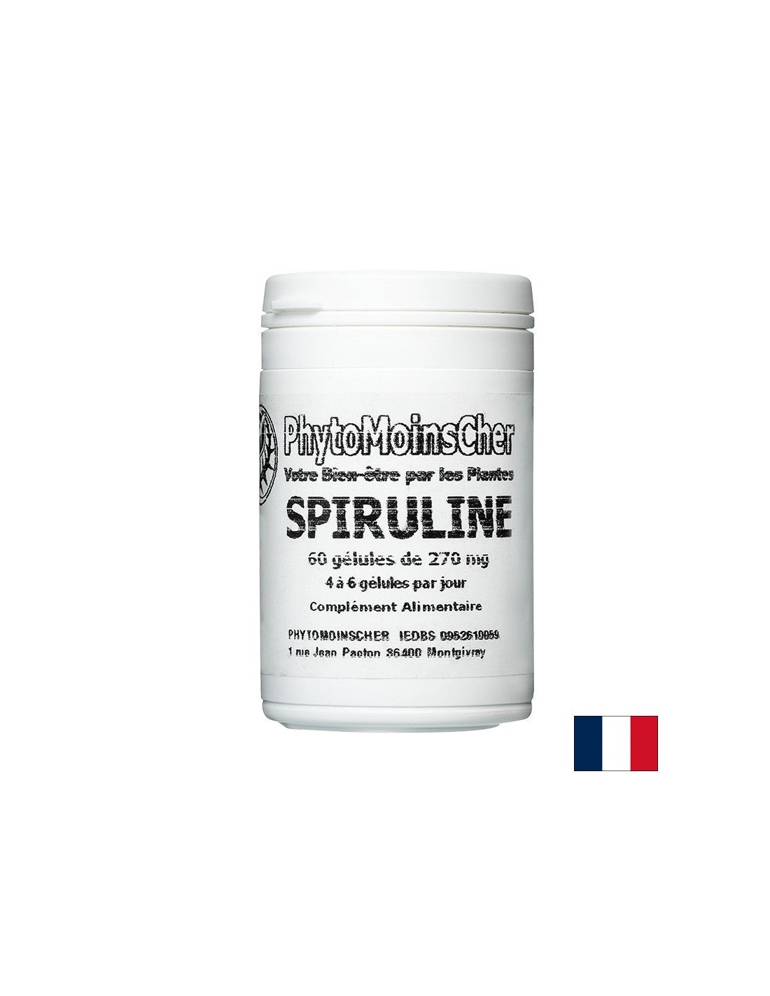Energija in imunost - spirulina, 270 mg x 60 kapsul