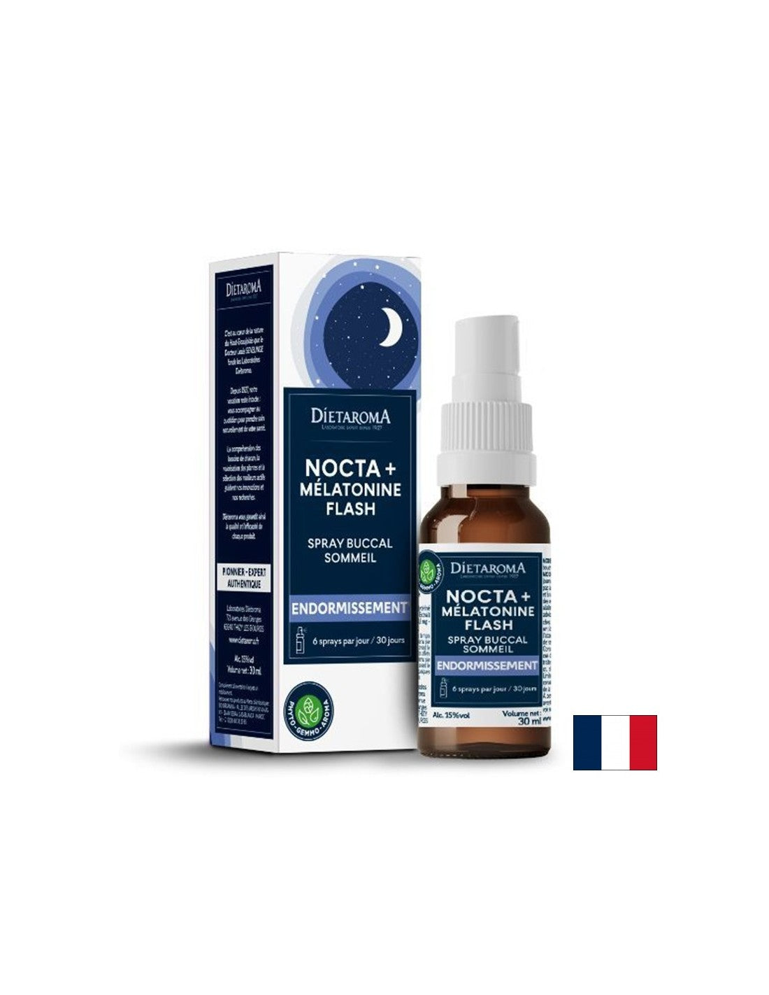 Sleep Spray (z Lindenom, makom in melatoninom), 30 ml