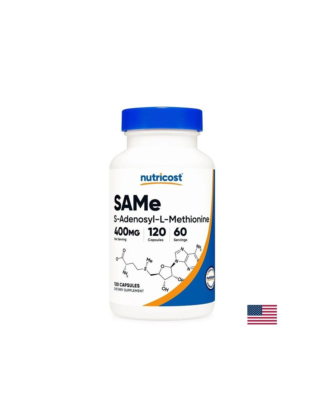 Proti stresu in nespečnosti - SAM -E adenozilmetionin, 200 mg x 120 kapsul